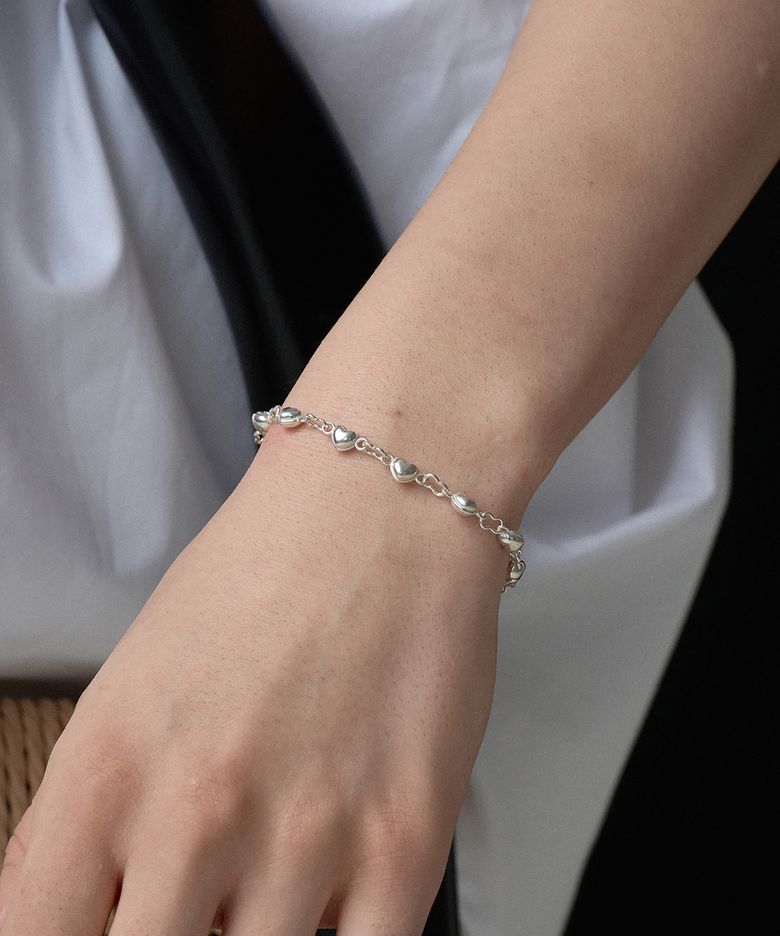 B.004/HEART CHAIN BRACELET