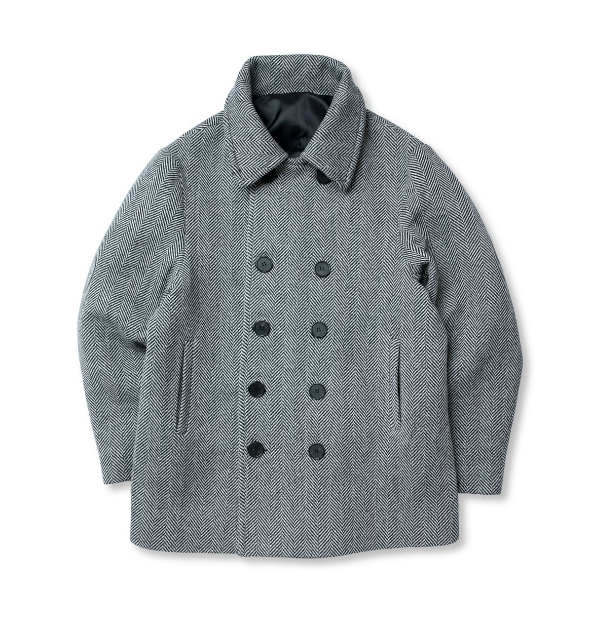 블랙피피(BLACKPP) BLACK PP OG Pea Coat Herringbone