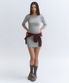 우먼즈 저지 미니 드레스 [미디엄 그레이]