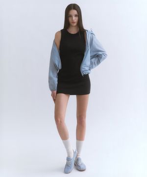 우먼즈 탱크 드레스 [블랙]