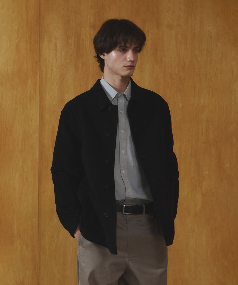 Keats Moleskin Work Jacket - Black