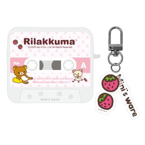 Rilakkuma Cassette Airpod3 Case_Strawberry