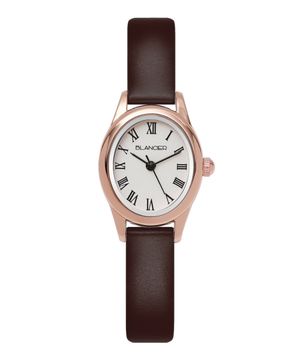 레오니 로즈골드 로만 BW20915L-RRBR 가죽 여자시계