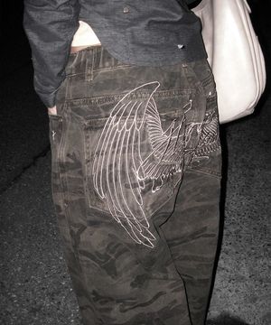 엔젤 패러슈트 팬츠_카모