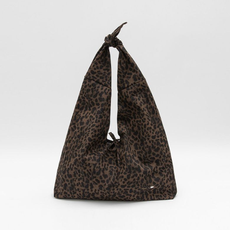 LEOPARD MAXI KNOT BAG (B-2474)