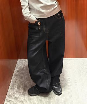 로우 스탠다드 데님 팬츠_인디고