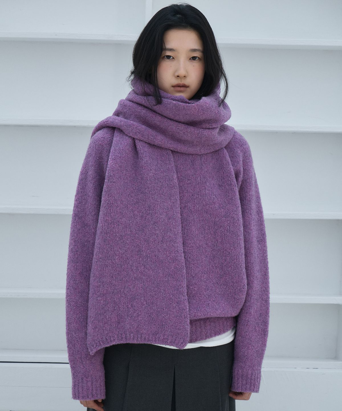 호와스(HOWUS) SOFT MUFFLER (PURPLE)