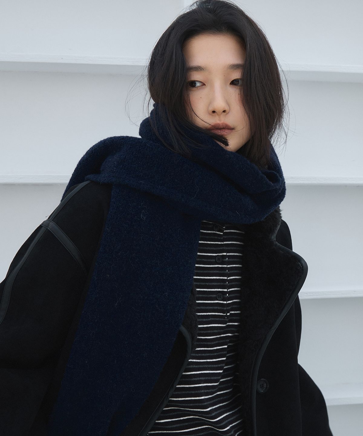 호와스(HOWUS) SOFT MUFFLER (NAVY)