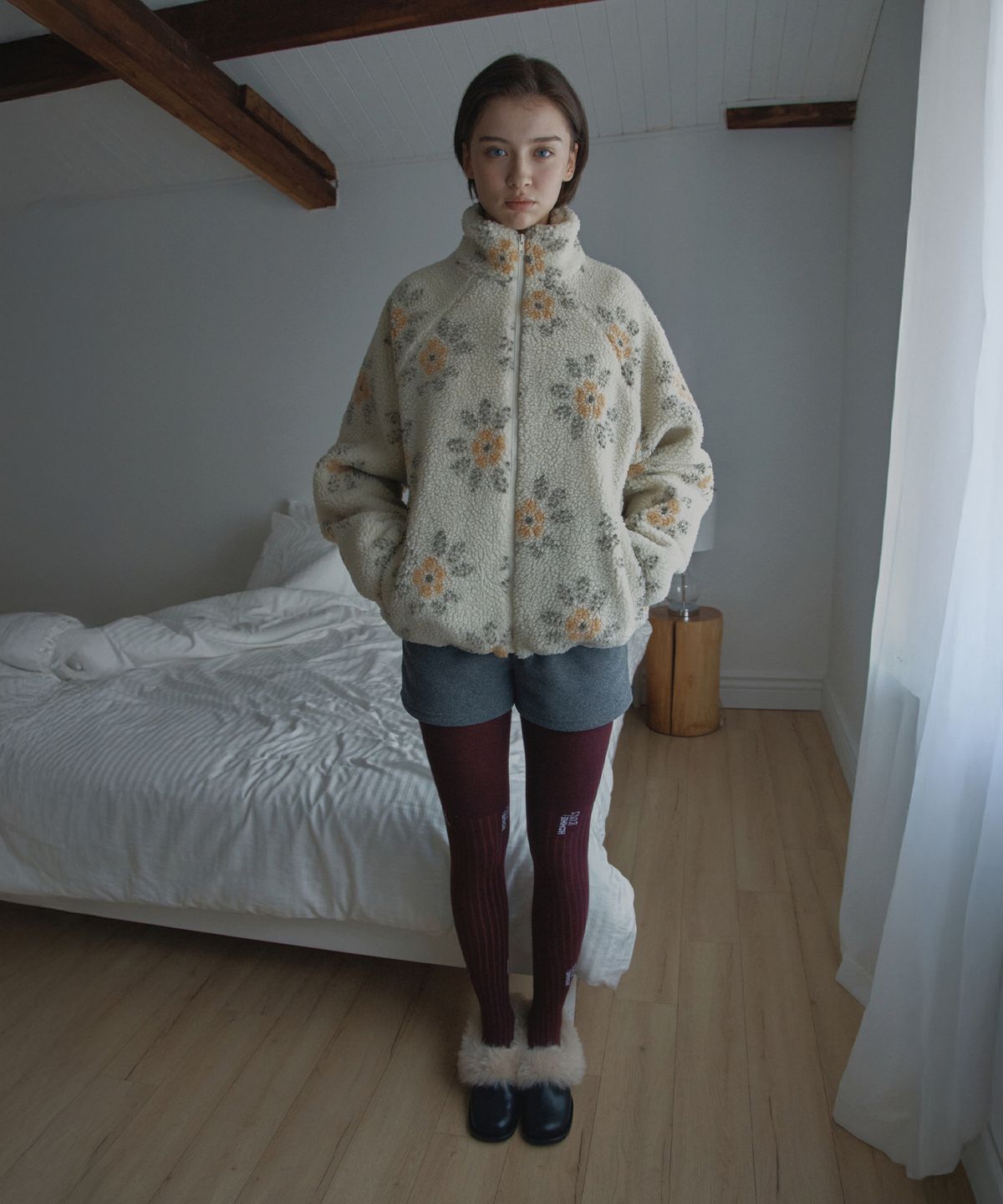 포에트서울(POETSEOUL) flower dumble jacket_ivory