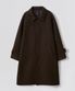 Wool Blend Balmacan Coat_Brown