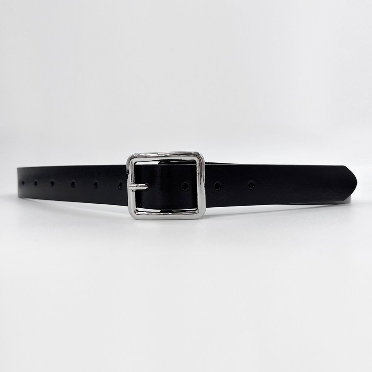 메종마스터(MAISON MASTER) glossy metal point belt 글로시 메탈 포인트 벨트 (ITALY LEATHER)