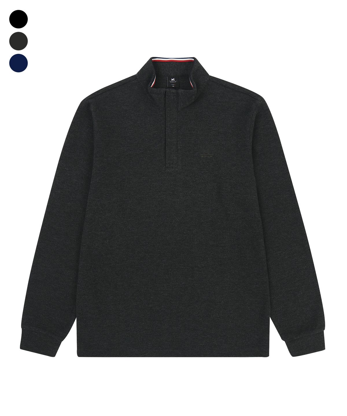 밀레골프(MILLET GOLF) 기모 하프집업 남성 3color