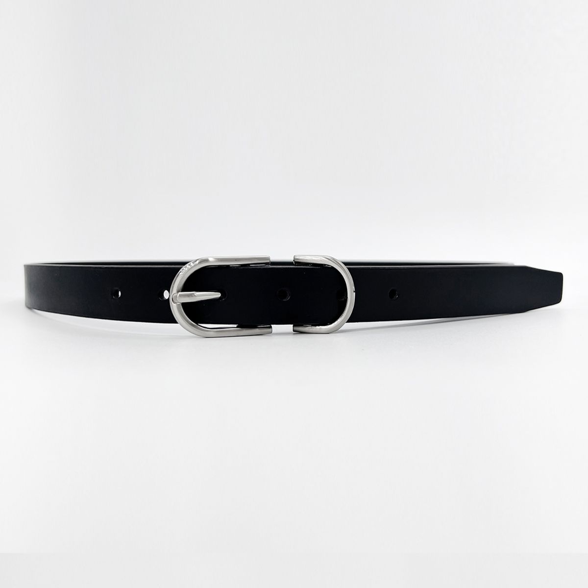 메종마스터(MAISON MASTER) horseshoe siIver buckle  홀스슈 실버 버클 벨트 (ITALY LEATHER)