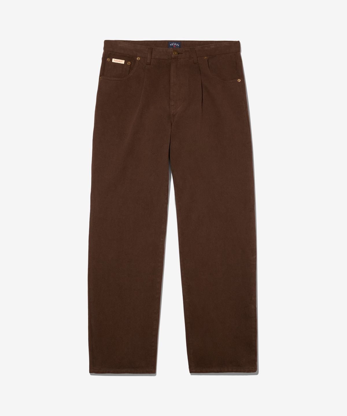 노아(NOAH) (U) 브러시드 플리츠 진 퍼지 BRUSHED PLEATED JEANS FUDGE