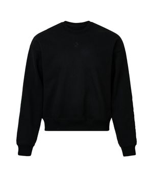 카미드 레터링 노블 블랙 자수 맨투맨