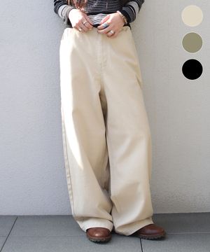 트윌 코튼 밴딩 팬츠-3Color