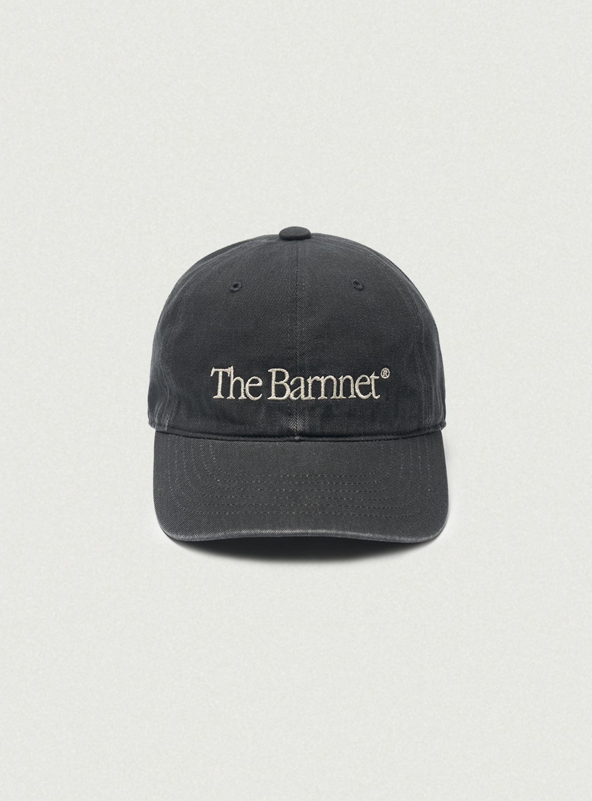 더바넷(THEBARNNET) Logo Ball Cap_Charcoal