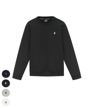 여성 시그니처 베이직 로고 기모 맨투맨 4Color TS560