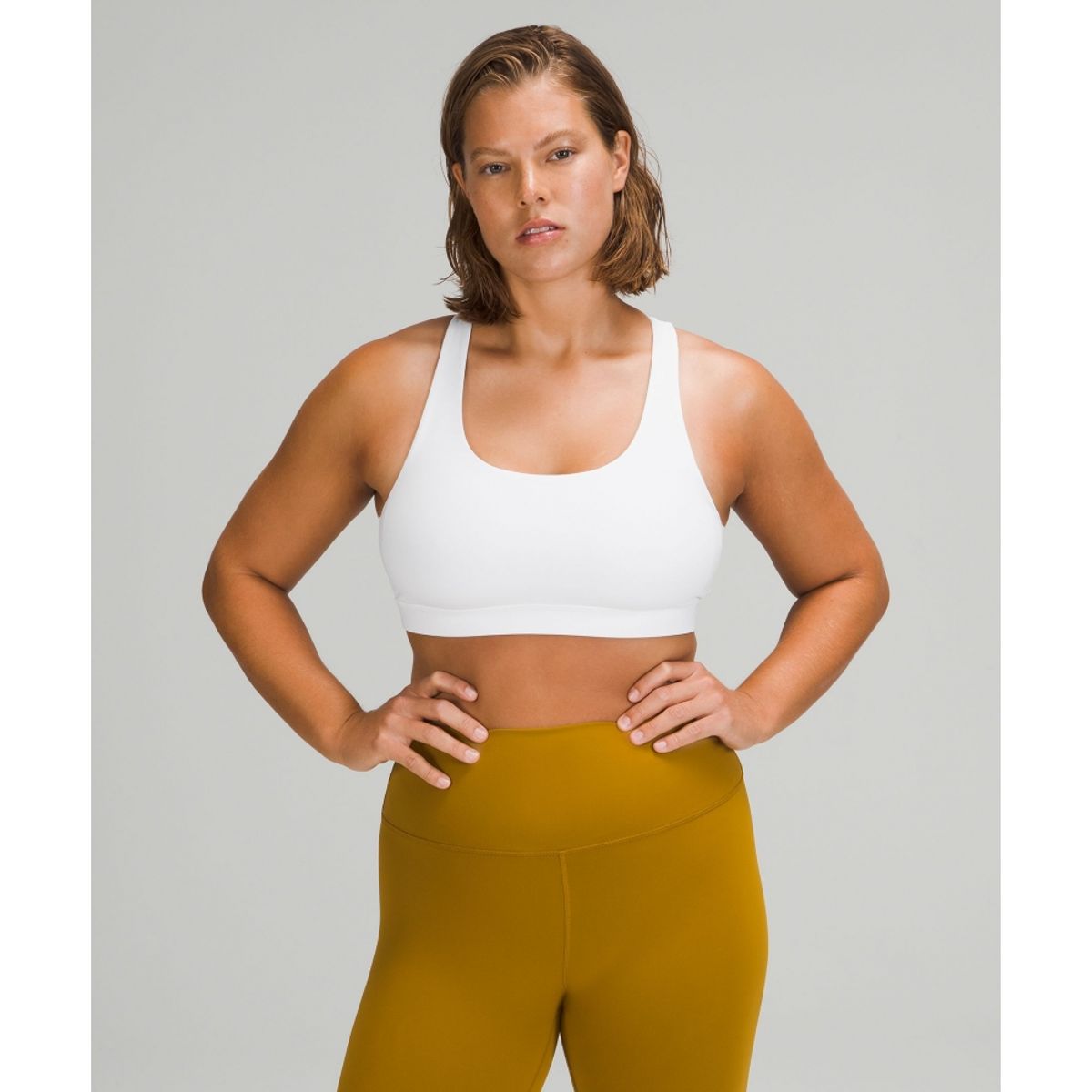 룰루레몬(LULULEMON) 인비고레이트 브라 *미디엄 서포트, B C컵  WHT