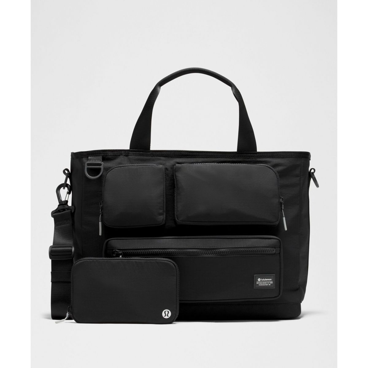 룰루레몬(LULULEMON) 멀티 포켓 토트백 19.5L  BLK GGRE SILD