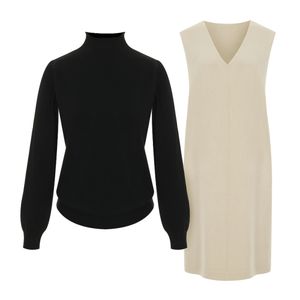 폴라니트루즈핏원피스세트_V5D-CSE017