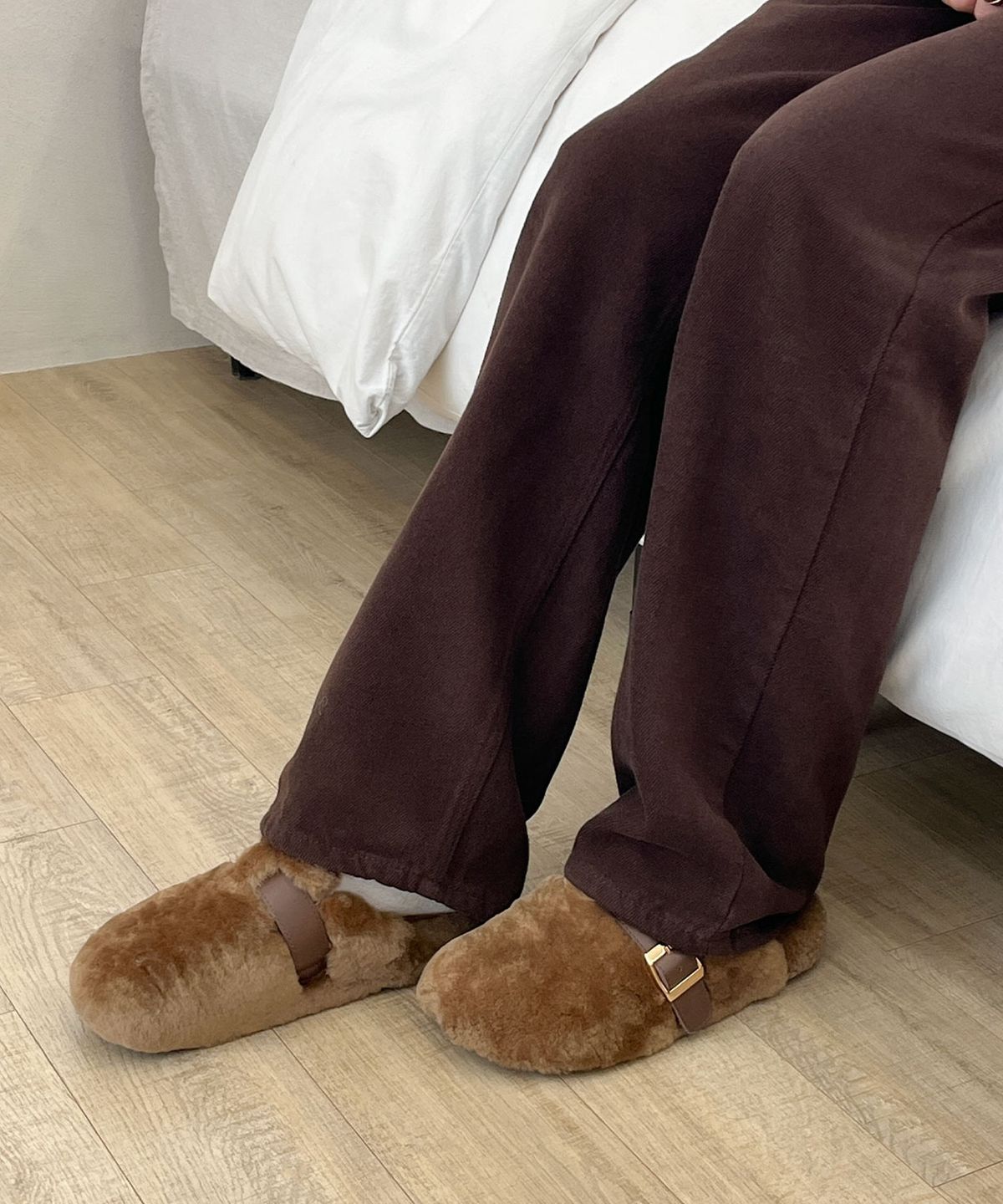 앤버터럼(ANDBUTTERUM) Arctic_Mule_Deep Brown(BF5DPU29DB)