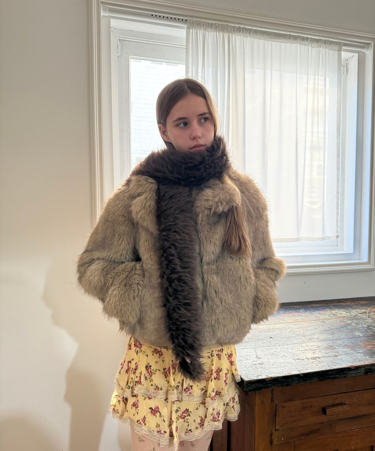 시오르(SIEOR) Faye fur muffler_2 colors