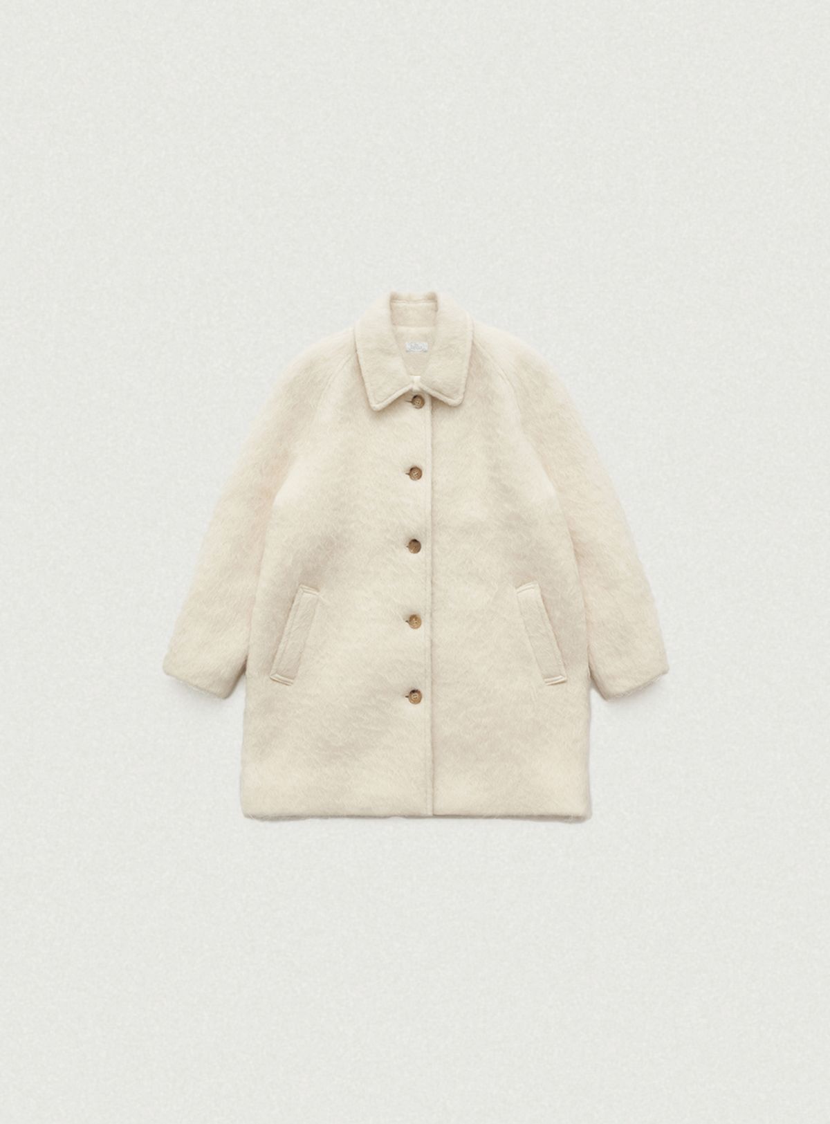 더바넷(THEBARNNET) Snow White Half Balmacaan Coat