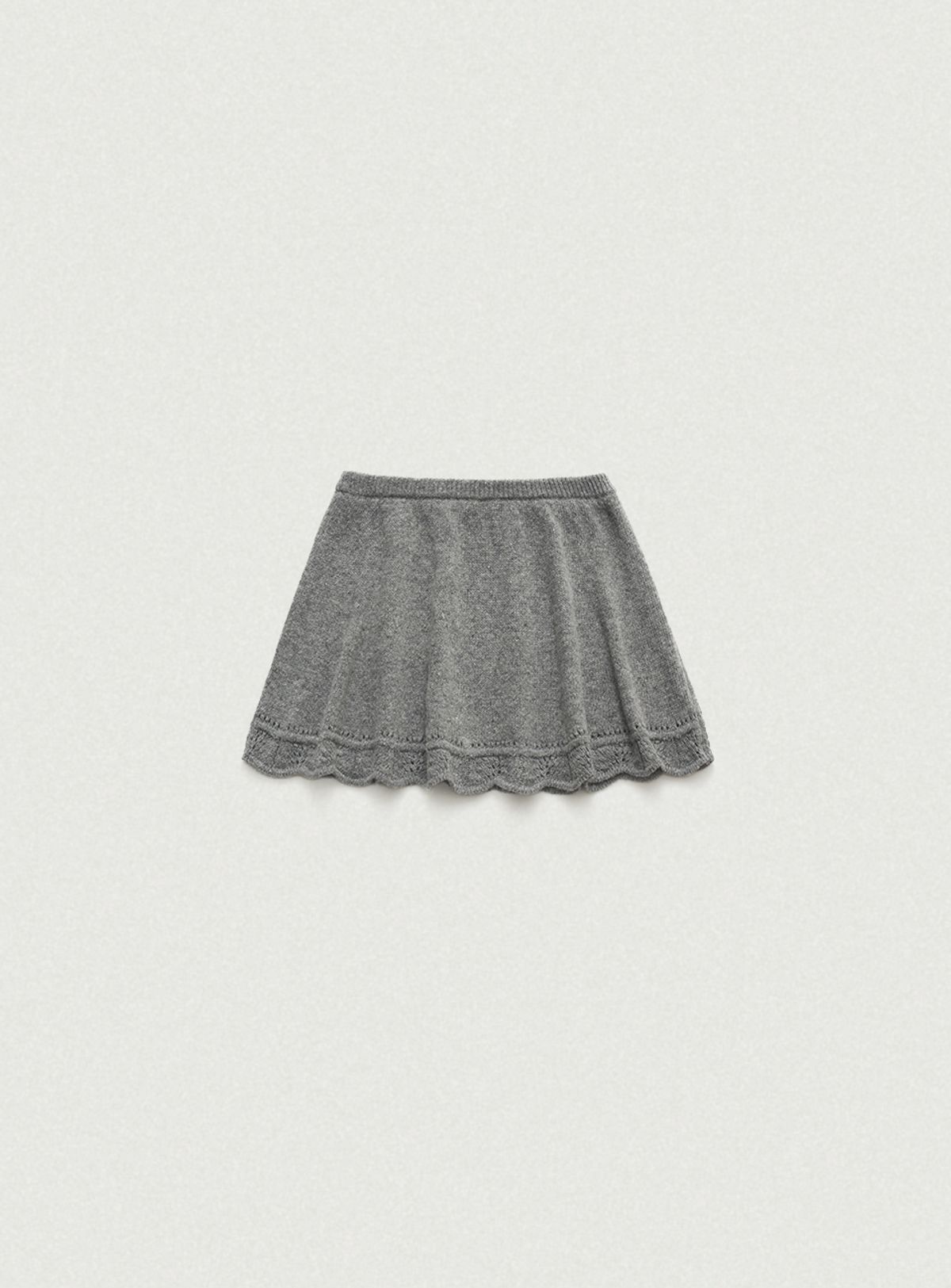 더바넷(THEBARNNET) Clarie Scallop Knit Skirt