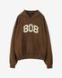 808 헤비 기모 후드 (Brown)