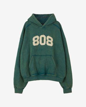 808 헤비 기모 후드 (Green)