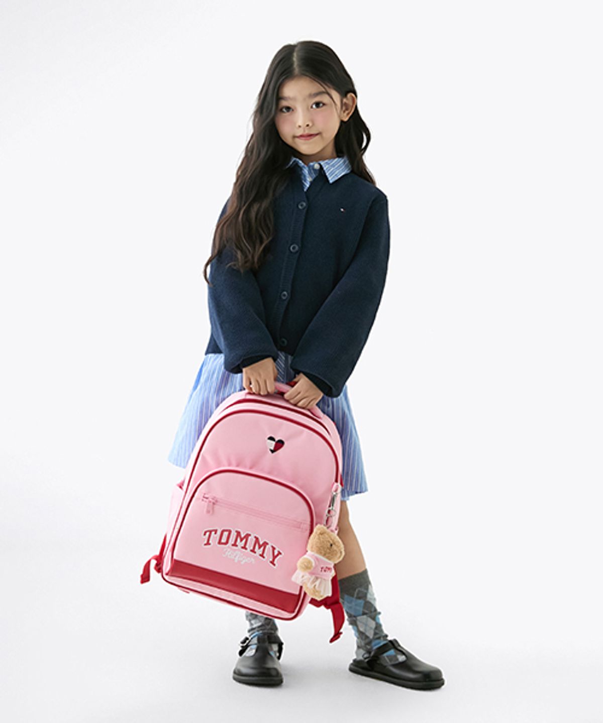 타미힐피거 키즈(TOMMY HILFIGER KIDS) [키링GIFT증정] 프레피 백팩