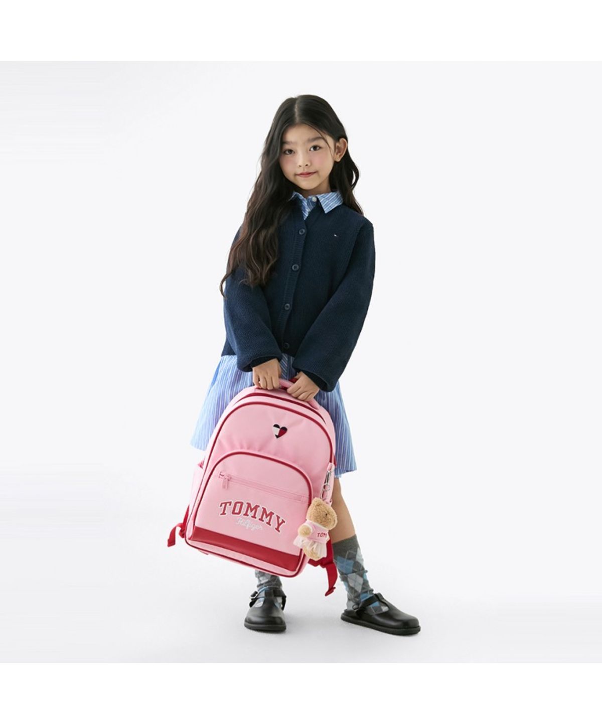 타미힐피거 키즈(TOMMY HILFIGER KIDS) [키링GIFT증정] 프레피 백팩