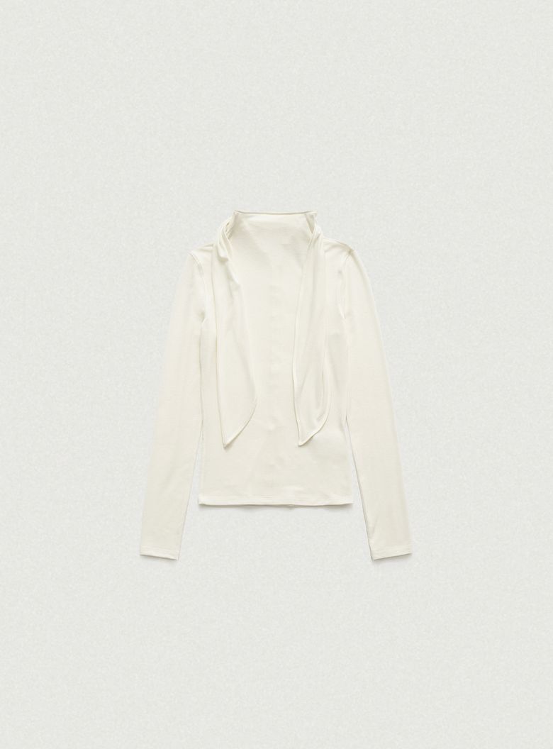 Noue Tie T-shirt_Ivory
