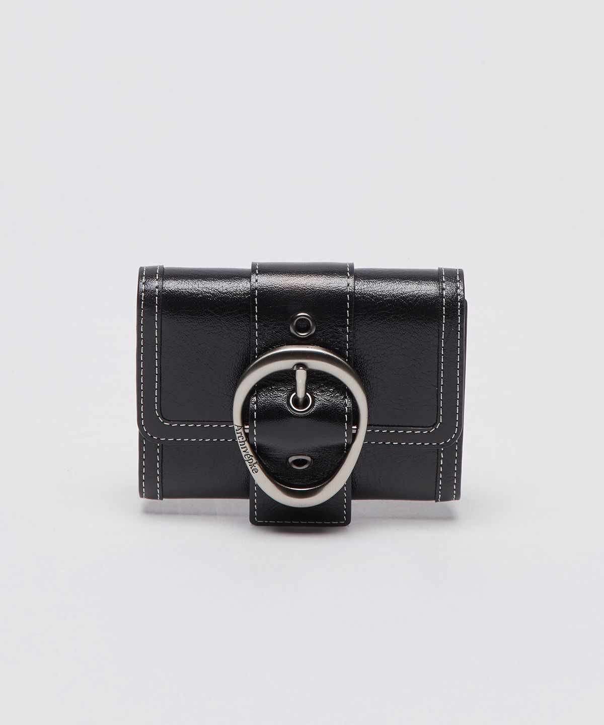 아카이브앱크(ARCHIVEPKE) Buckle wallet(Deep sleep)_OVADX25208BLK