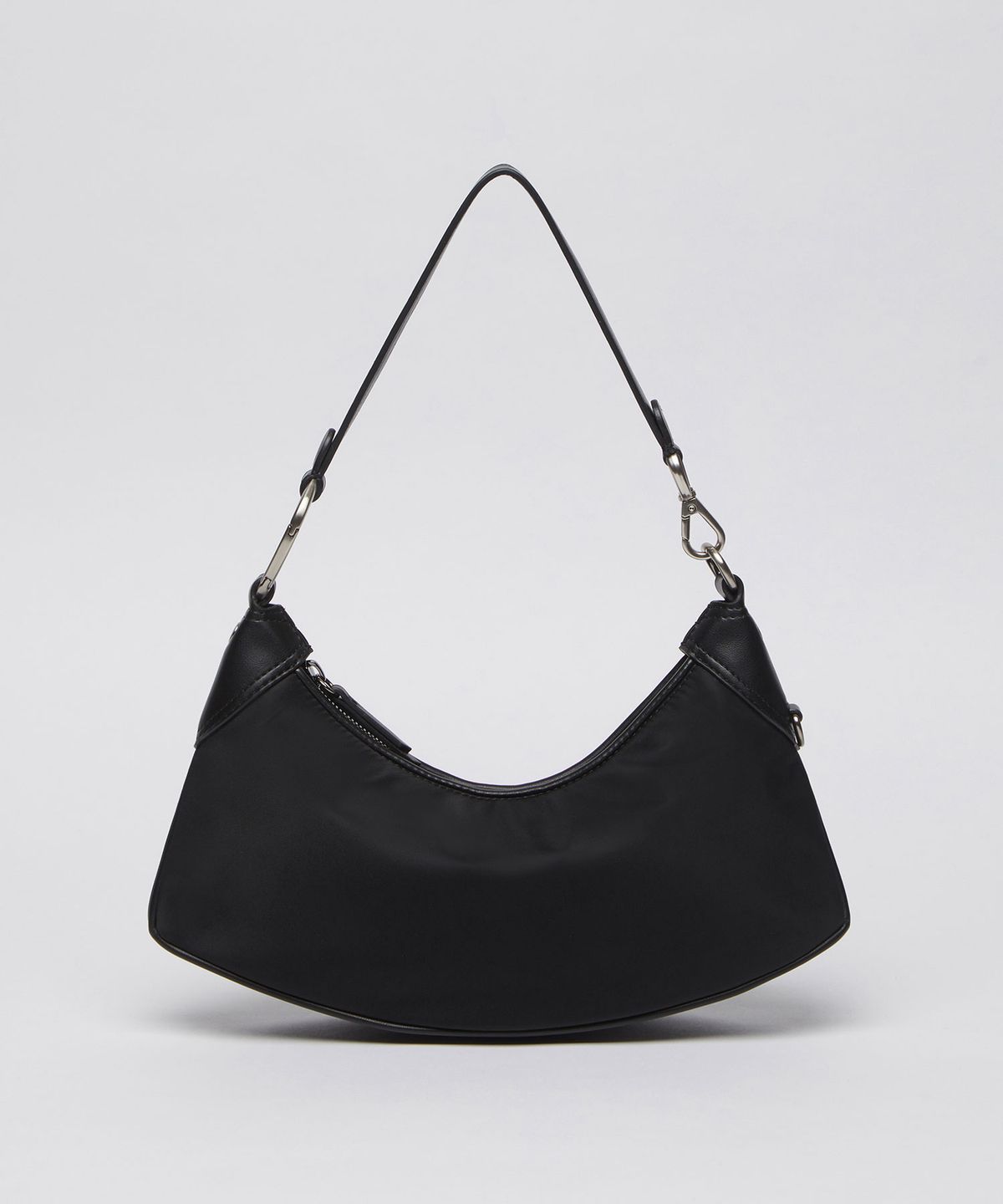 아카이브앱크(ARCHIVEPKE) Buckle frame bag(Nylon black)_OVBSX25302BLK