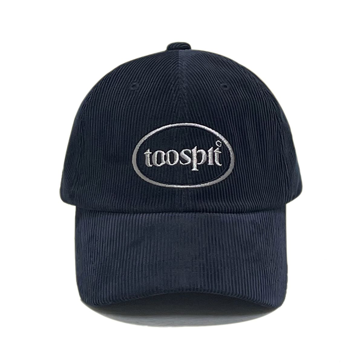 투에스핏(TOOSPIT) 코듀로이 로고 볼캡 (네이비)