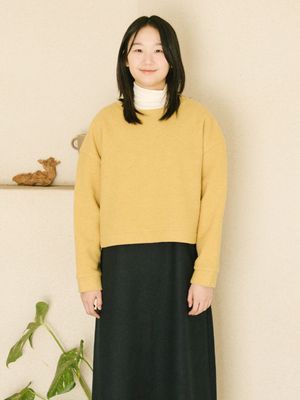 울 드롭 풀오버_옐로우