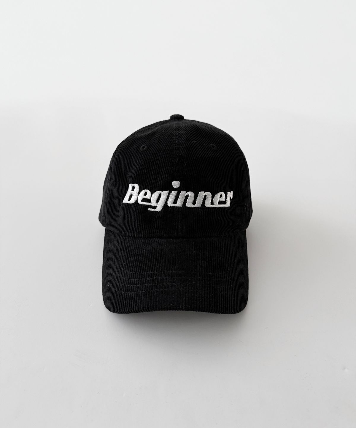 테니스 보이 클럽(TENNIS BOY CLUB) BEGINNER CORDUROY BALL CAP BLACK