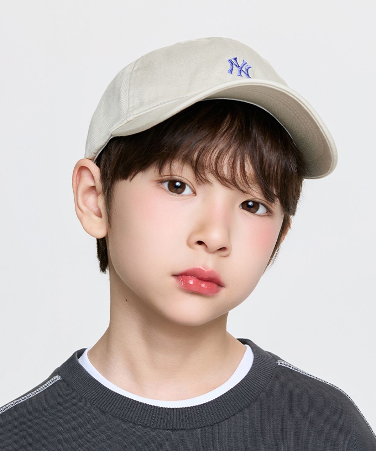 엠엘비 키즈(MLB KIDS) 나노 루키 볼캡 NY (D.Cream)