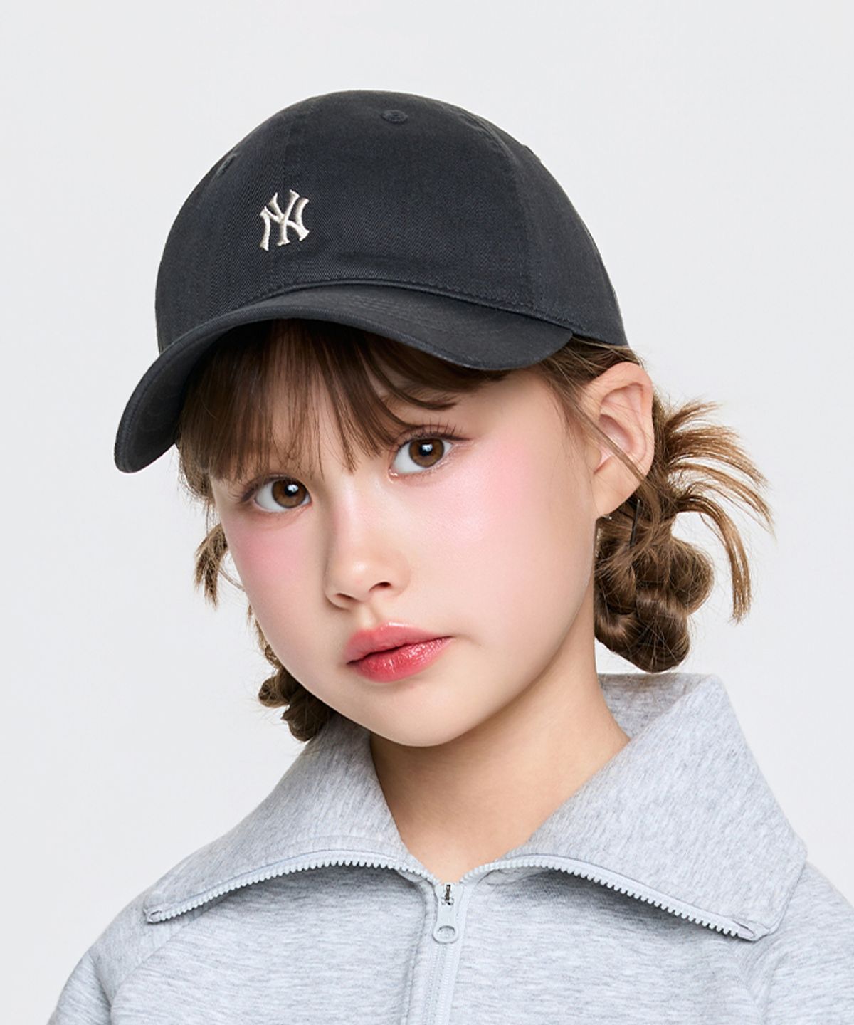 엠엘비 키즈(MLB KIDS) 나노 루키 볼캡 NY (D.Grey)