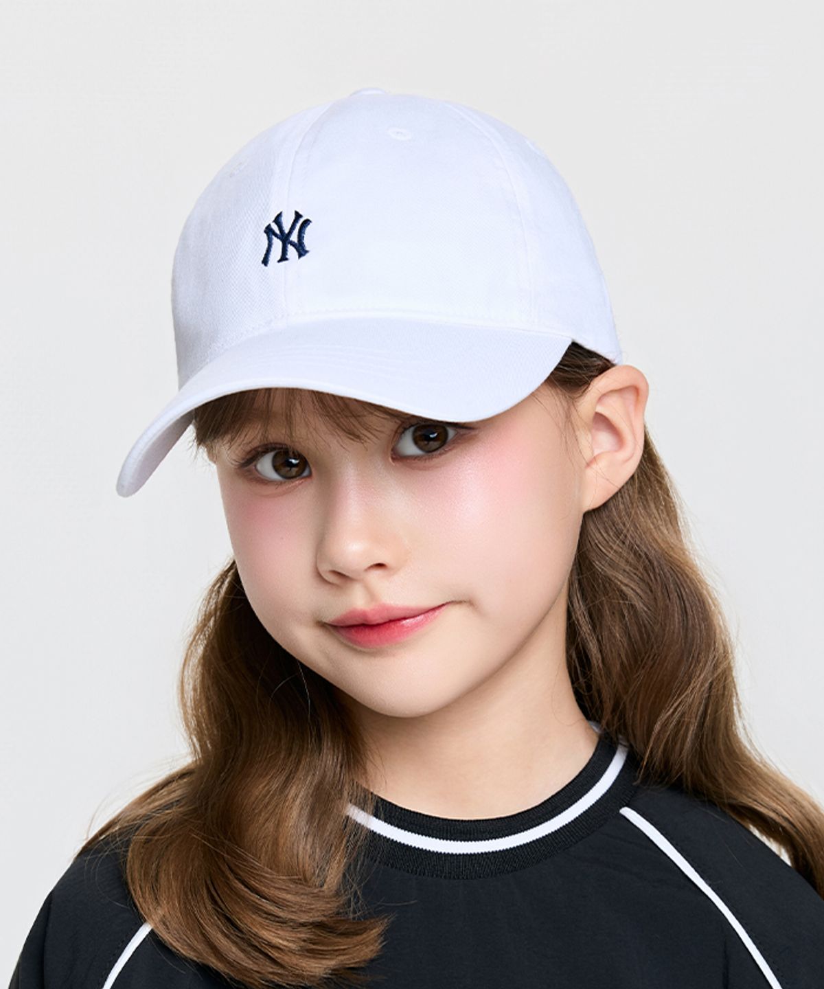 엠엘비 키즈(MLB KIDS) 나노 루키 볼캡 NY (Ivory)