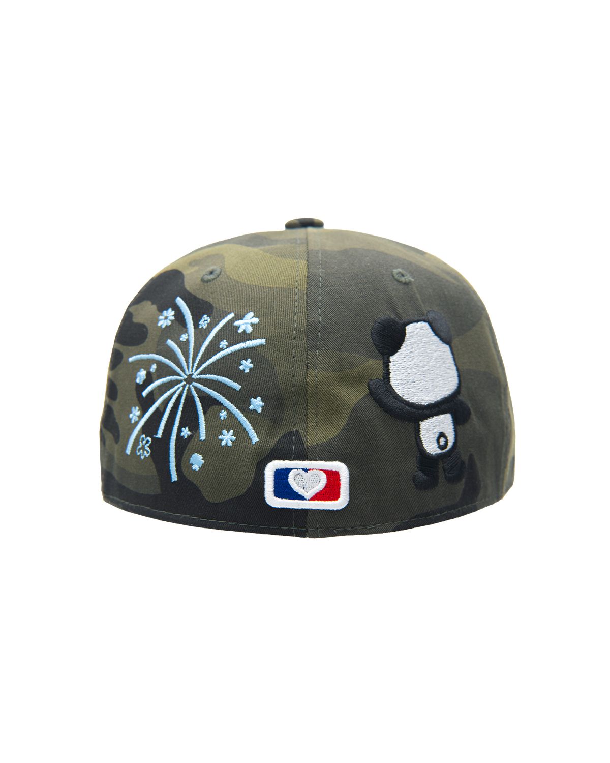더뮤지엄비지터(THEMUSEUMVISITOR) PANDA EMBROIDERY CAP (CAMO)