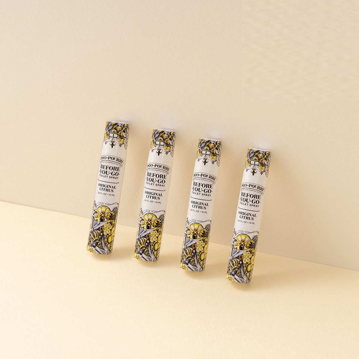 푸푸리(POOPOURRI) 토일렛퍼퓸 오리지널 시트러스 10ml 4개