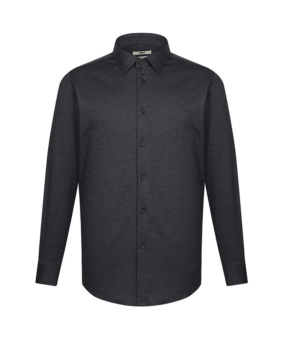 닥스셔츠(DAKS SHIRTS) 노케어 스트레치 헤링본 프린트 셔츠 컴포트슬림핏_DLW1SHDL221G1
