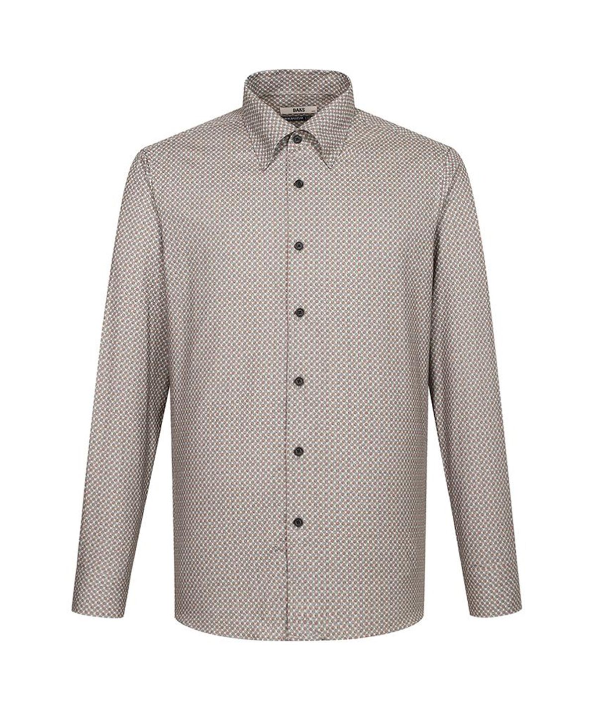 닥스셔츠(DAKS SHIRTS) 기모 면100 프린트 드레스셔츠 컴포트슬림핏_DLW1SHDL295KK