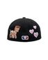 PONY EMBROIDERY CAP (BLACK)