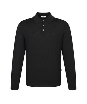 울100 워셔블 카라니트 블랙