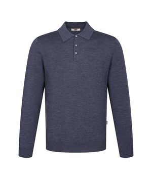 울100 워셔블 카라니트 블루