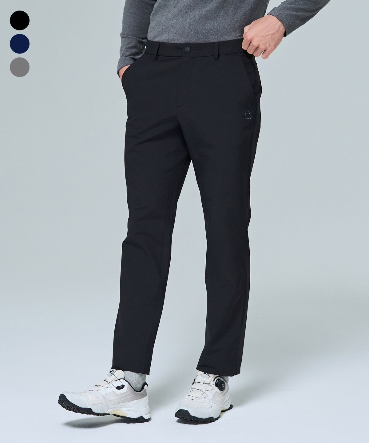 밀레골프(MILLET GOLF) 폴리우븐 기모팬츠 남성 3color